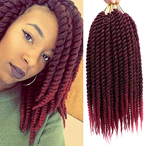 Havana Twist Crochet Hair 6 Packs 12 inch Crochet...