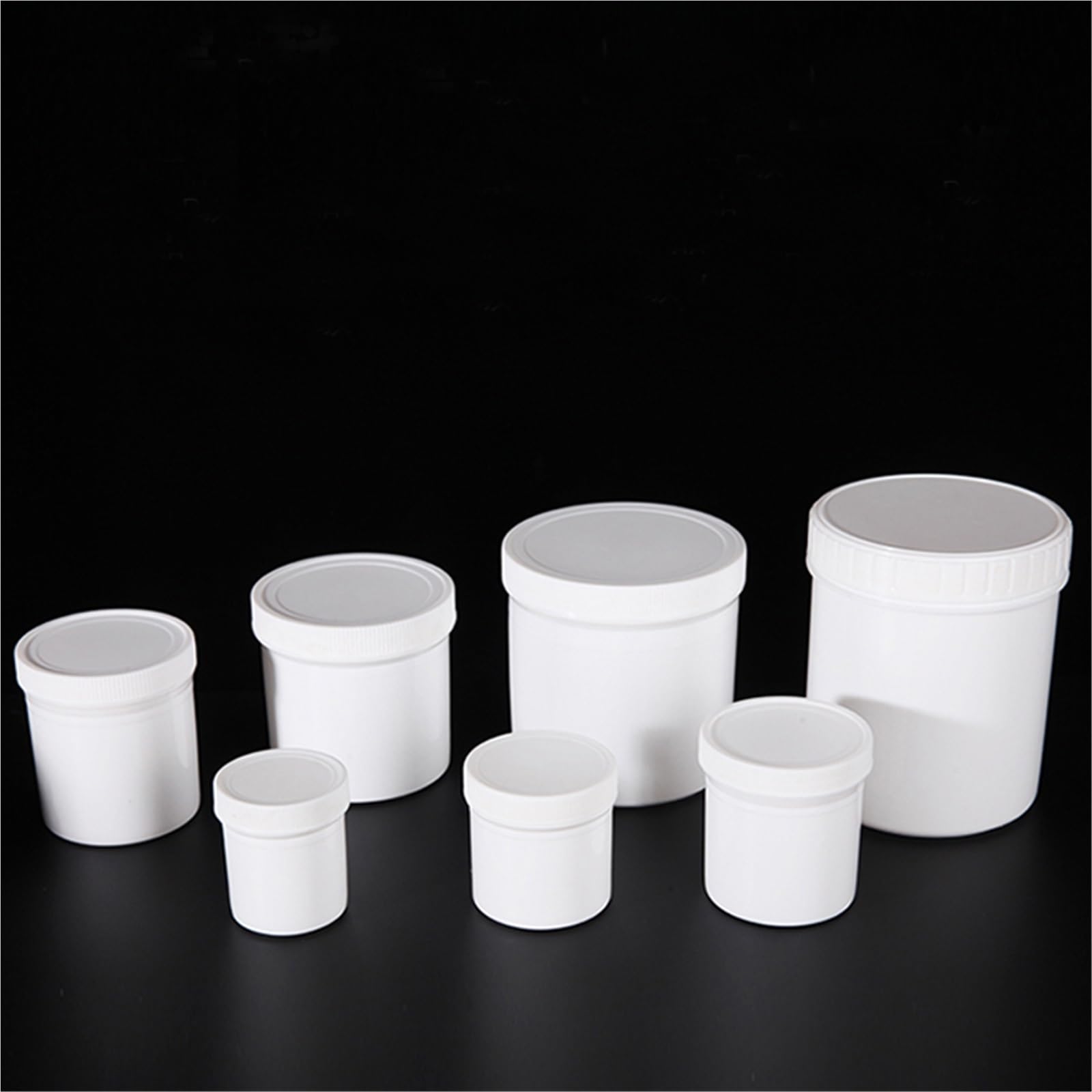 Bouteille d'encre de Peinture Plastique 10 pièces/Paquet, Bouteille à Corps Droit à Large Bouche, Bouteille à Bouche Sauvage en HDPE (Size : 300mL 10 Pieces)