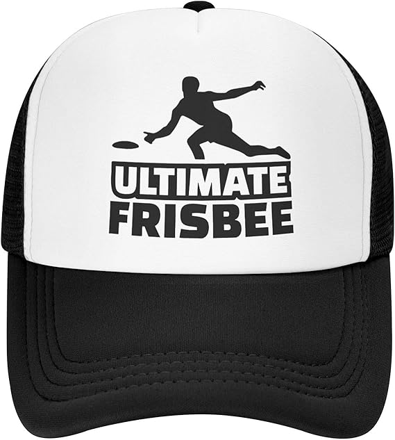 YISHOW Ultimate Frisbee Player Trucker Hat Summer Adjustable Mesh Cap Men Women Baseball Caps