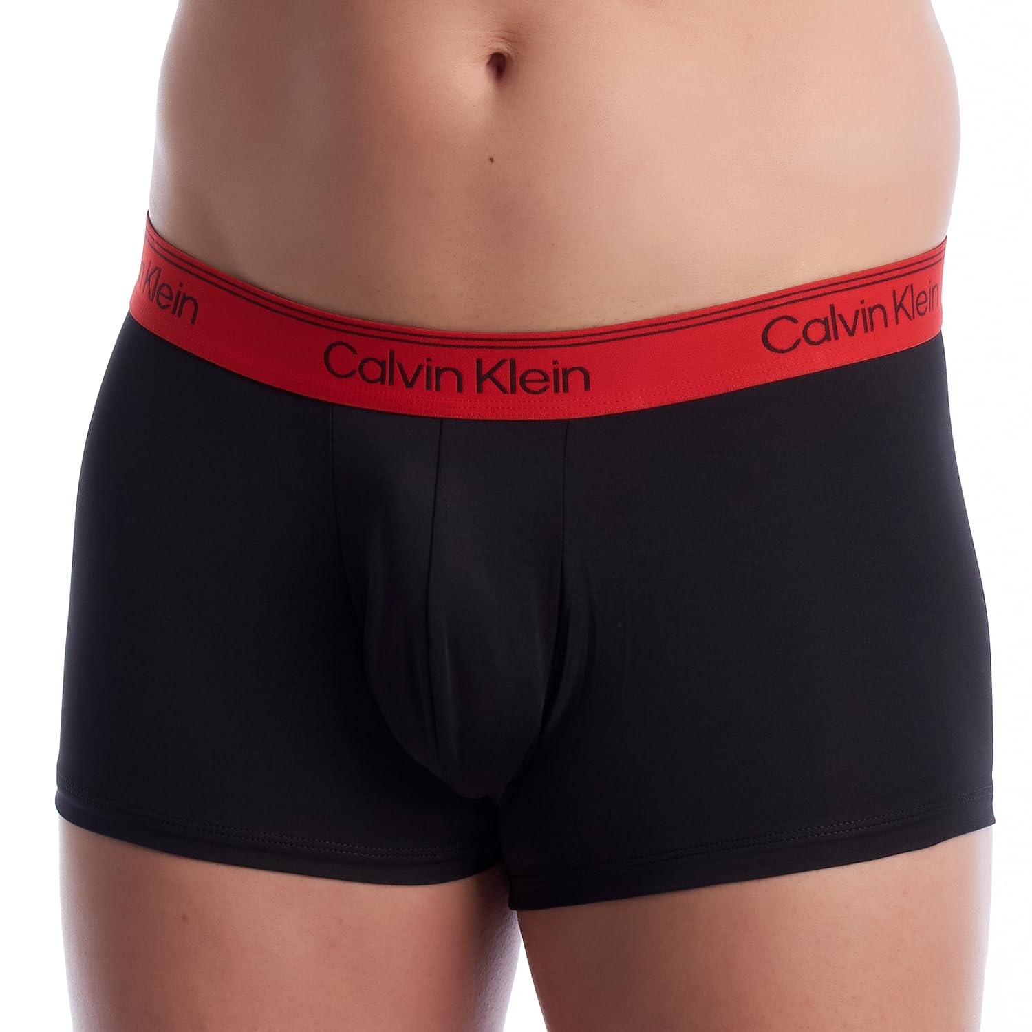 Calvin Klein Confezione da 3 Boxers Pantaloni Elasticizzati in Microfibra a Vita Bassa NB4409 da Uomo