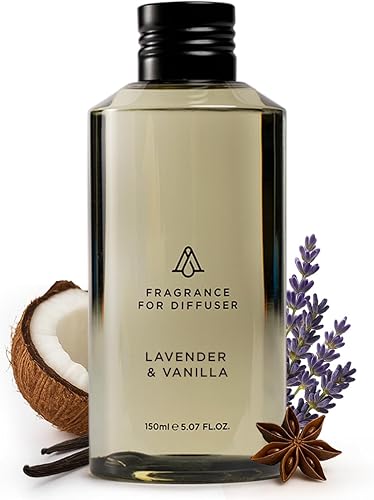 AromaPlan Aceites esenciales de olor limpio, inspirado en lavanda y vainilla Downy (5 onzas líquidas5.0 fl oz), aceite esencial de aroma fresco para