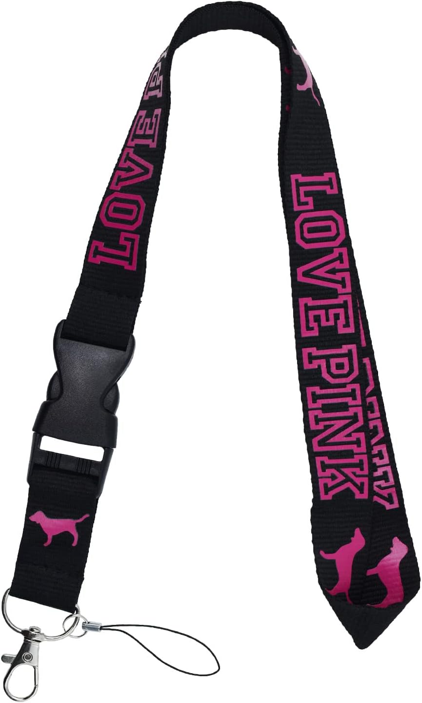 Lanyard for Keys Neck Strap Keychain ID Holder Keyring for Women Phones Bags Keys Detachable Lanyard with Release Buckle