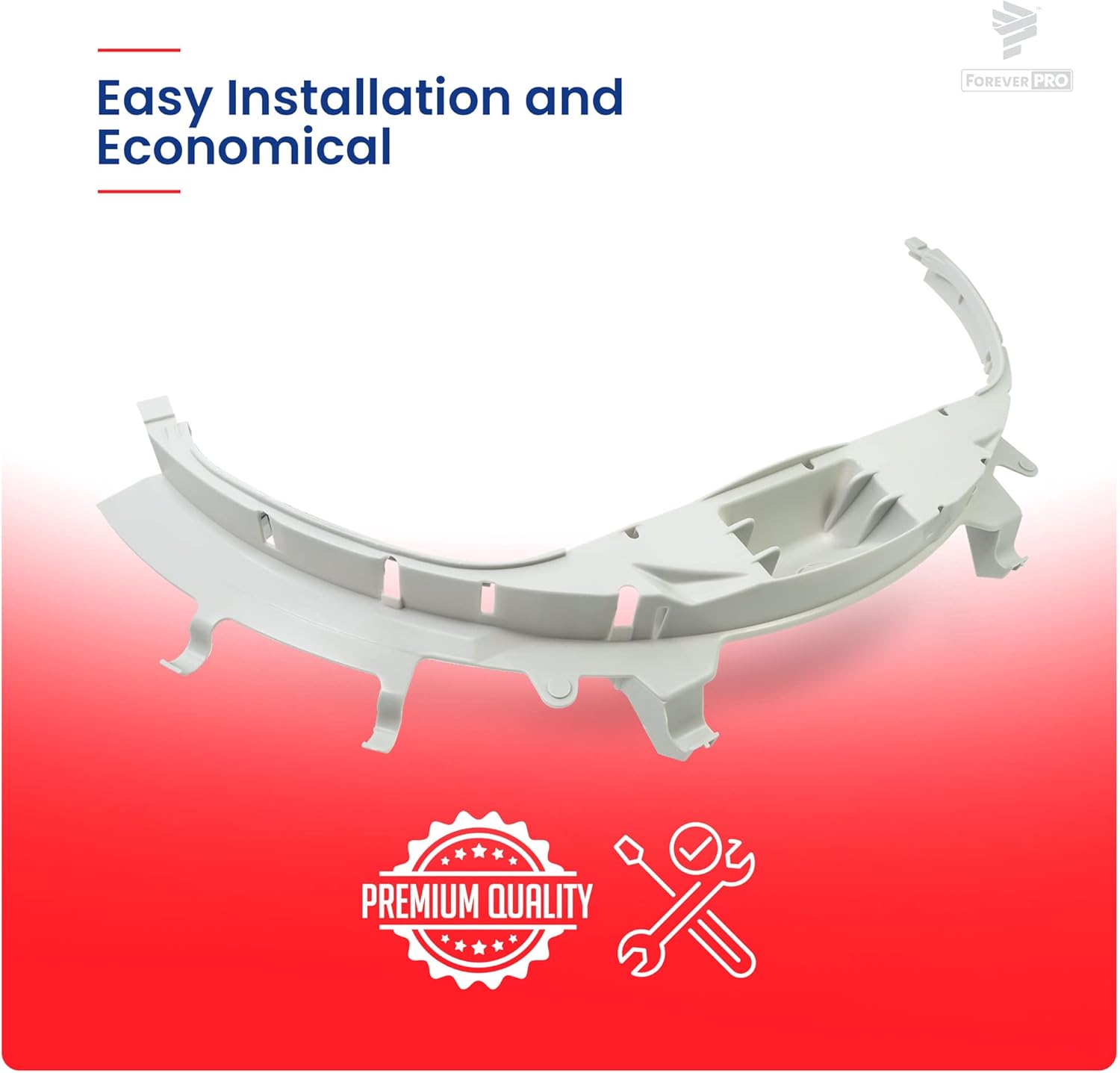 ForeverPRO WE49X20697 for GE Dryer Bearing Kit - 1x for GE Dryer Belt WE12M29, 1x WE9M30 Front Drum Felt, 2x WE1M504 Guide Slides & 2x WE1M1067 Support Slides, 1x for GE Dryer Front Bearing Kit WE3M26