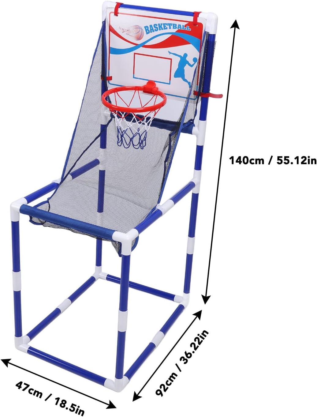 Basketball Hoop Toy, Large Mobile Basketball Set, Indoor Game, Toy, Athletic Leisure Sports, Hoop Game, Indoor Outdoor