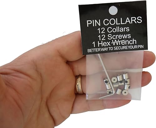 Miniatura 3 de Asegura un pasador con collares de pasador de llave hexagonal - Paquete de 12
