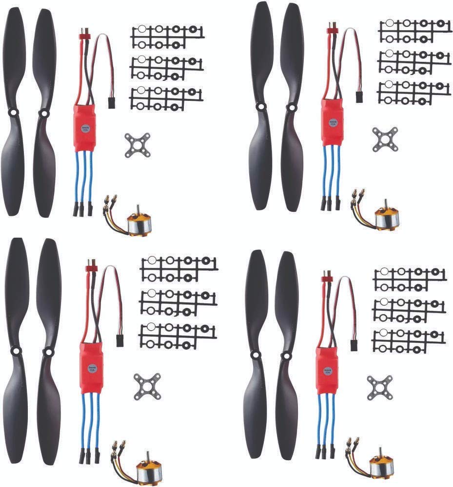 REES52 4 Piece of A2212 1000KV Outrunner Brushless Motor + 30A SIMONK RED ESC Electric Speed Controller Set for RC Aircraft Plane Multi-copter Quadcopter (B07PNG3R13) Amazon Price History, Amazon Price Tracker