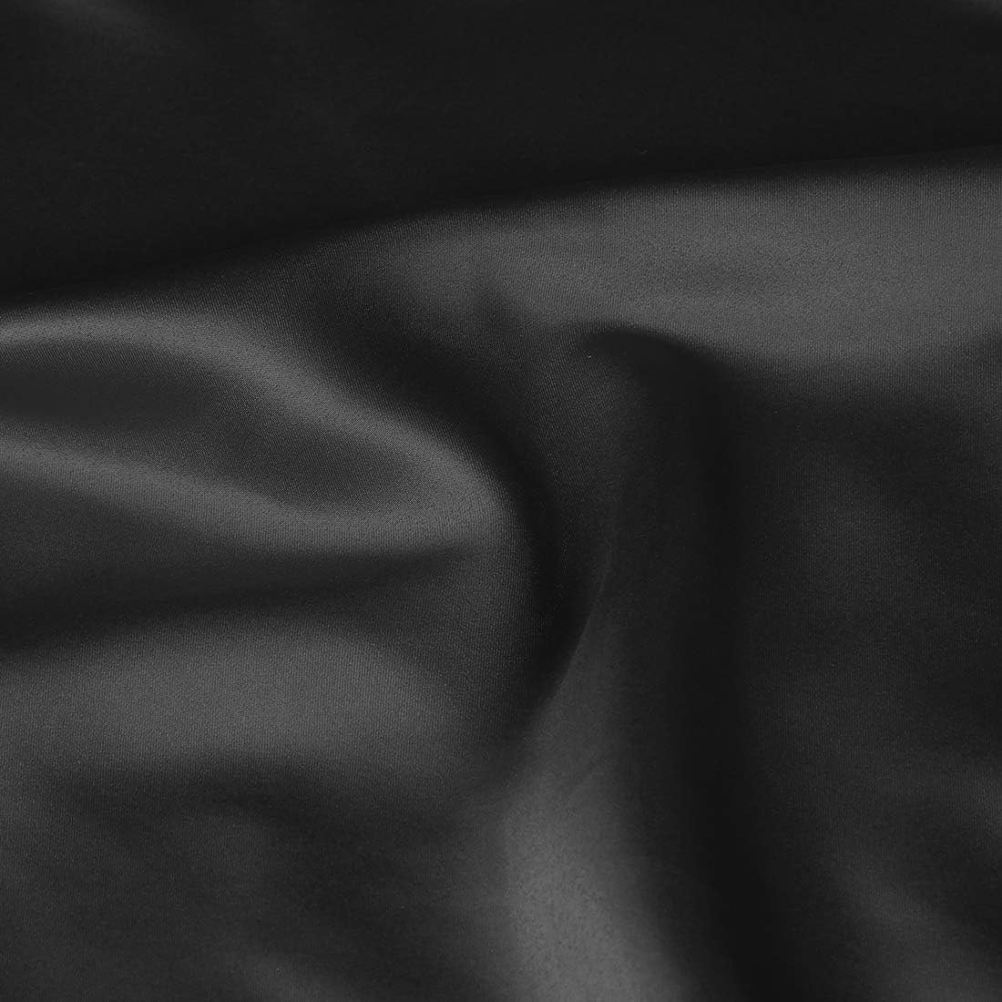 sourcing map Luxury Satin Oxford Pillowcases, Pair of 2 Black Pillow Shams 20 x 36 Inch with Envelope Closure, King Size Pillow Cases Covers - Image 5