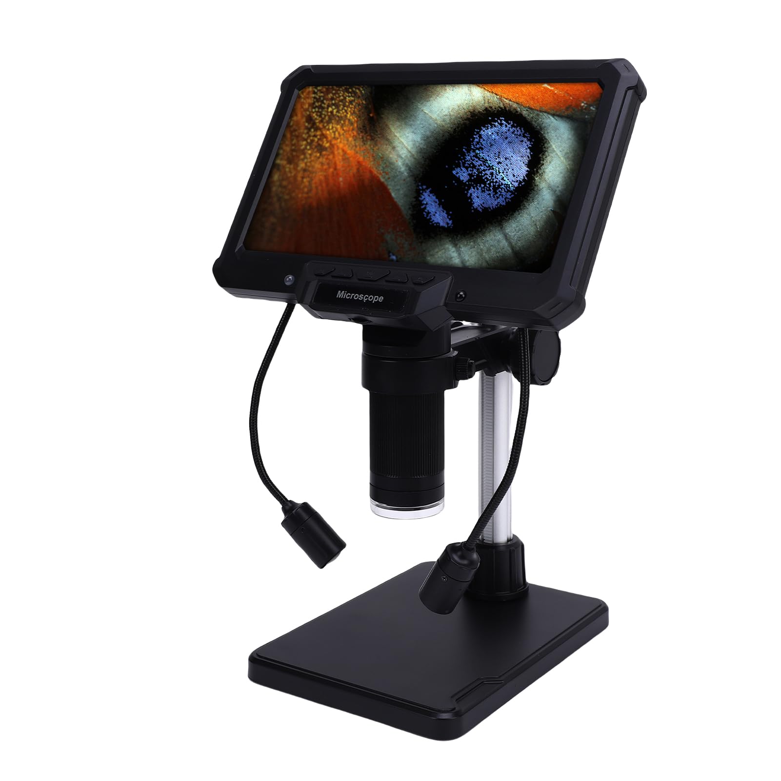 Oumefar Microscopio Digital de 7 Pulgadas con Aumento de 1000X