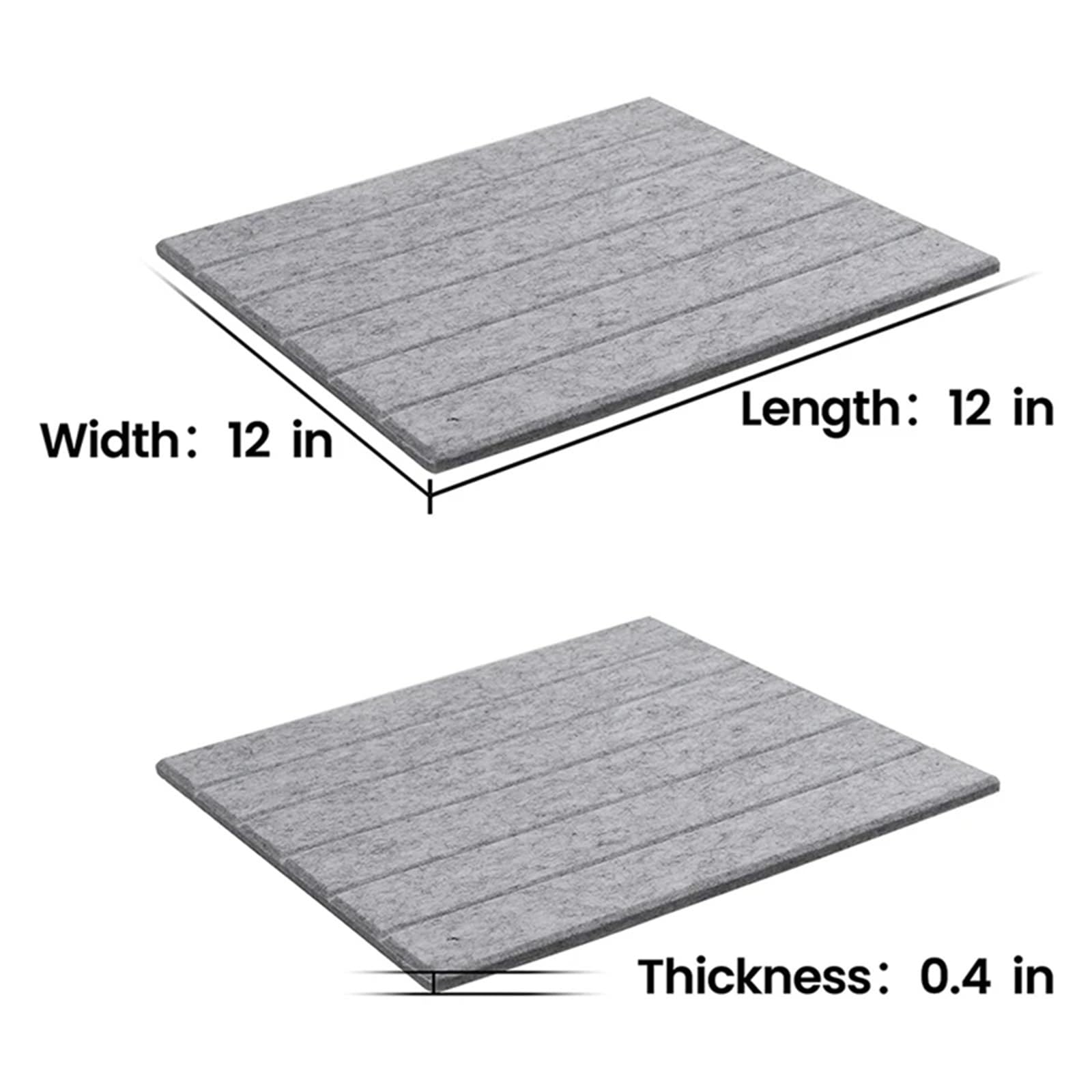 Espuma Acustica Paneles absorbentes de sonido, almohadillas aislamiento acústico, graves utilizados for decoración paredes y tratamiento, 12 Uds para estudio