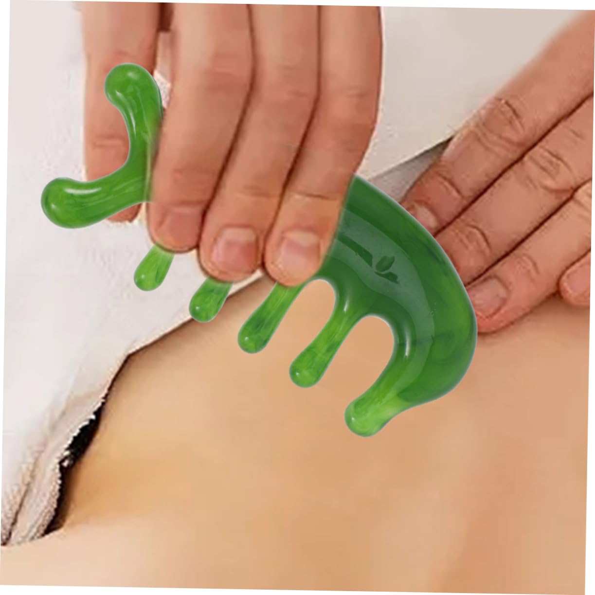 3 Sätze Massagekamm Für Die Kopfhaut Kopfhautkamm Aus Jadestein Kopfhaut -massagewerkzeug Kopfhautbürste Kopf Kopfhaut Kamm Entspannungskamm Green 2 Stücke * 3