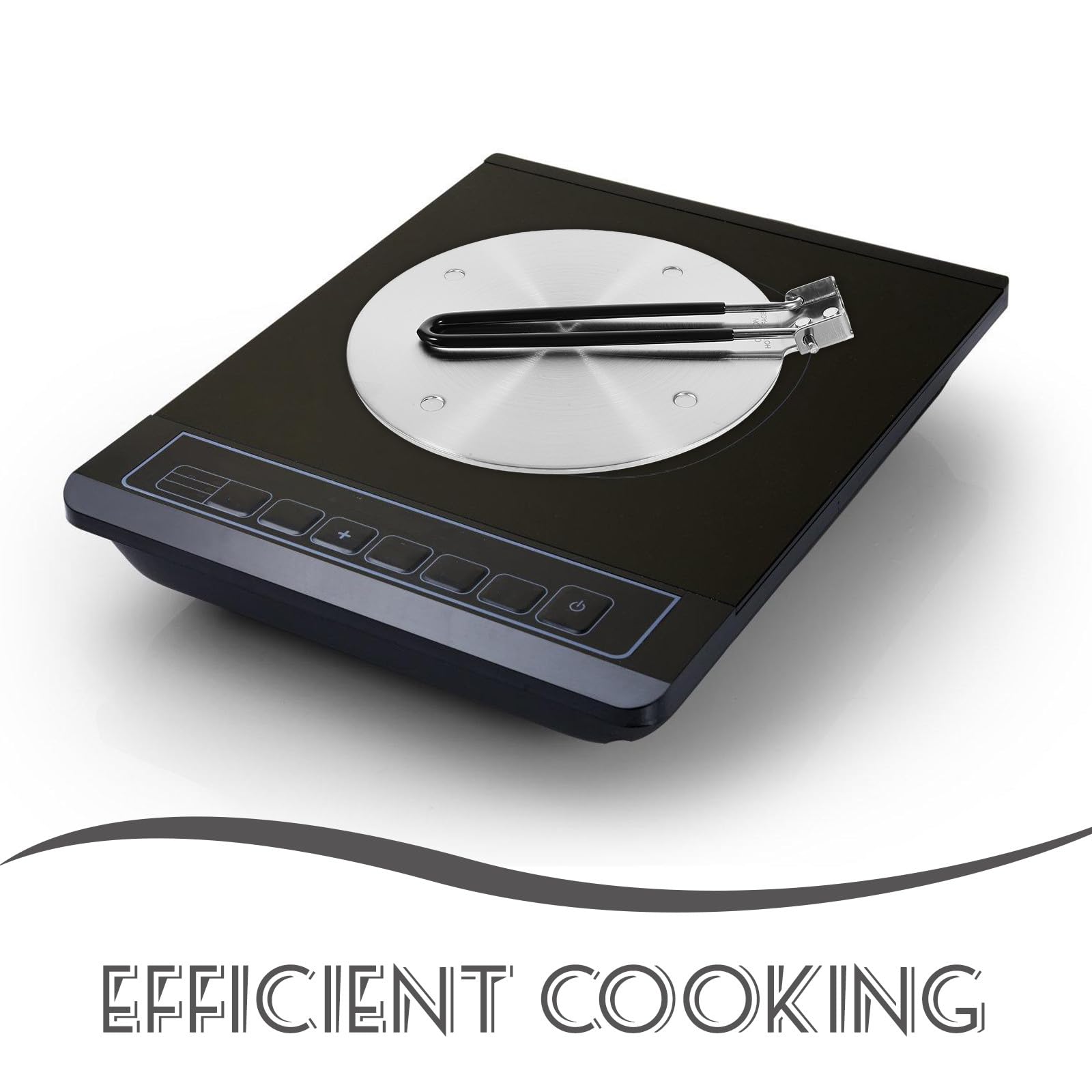 Healifty Difusor de Calor para Inducción Inoxidable Placa de Conducción Térmica Plegable y Gruesa Adaptador para Estufas de Gas y Cocina Eléctrica para Cafeteras y Utensilios