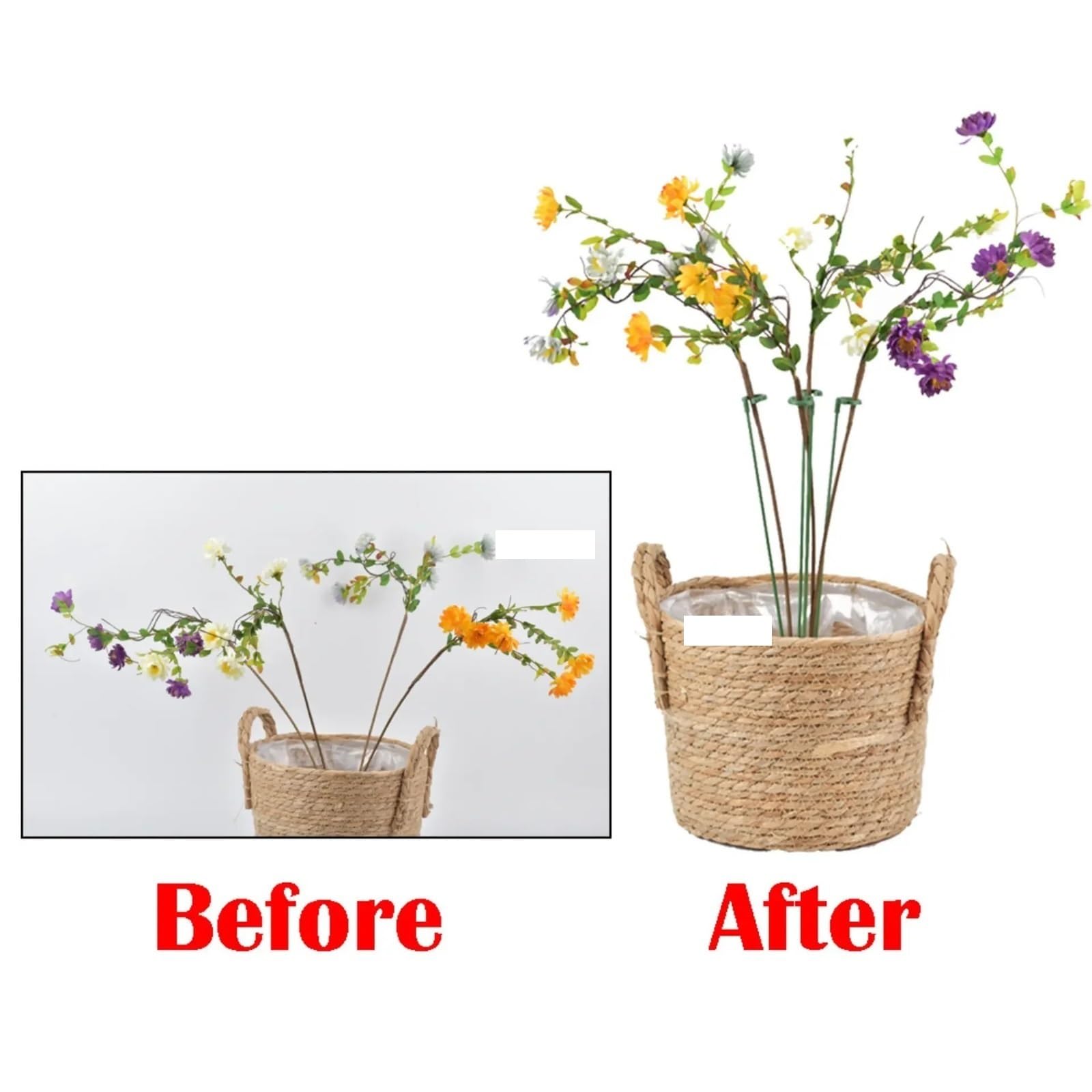 5/10 Uds Mariposas orquídeas Flores suculentas Vegetales Soporte de Plantas en Maceta Varillas Suministros jardín para Soportes para Plantas(17CM)