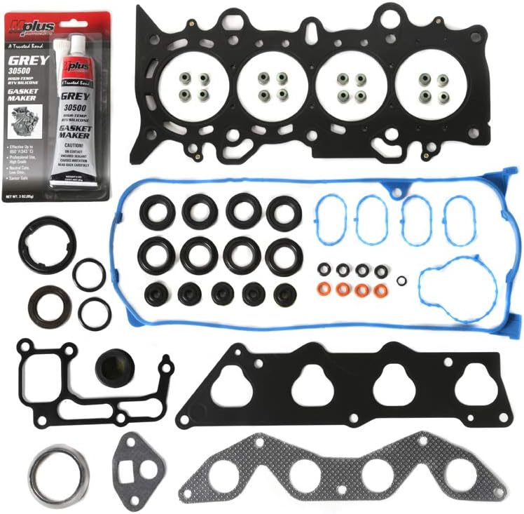 MOCA Timing Belt Kit & Water Pump & Head Gasket Set Fit 02-04 for Honda Civic DX Sedan 4-Door 1.7L & 02-04 for Honda Civic LX Coupe 2-Door/LX Sedan 4-Door 1.7L - Eng. Code D17A1