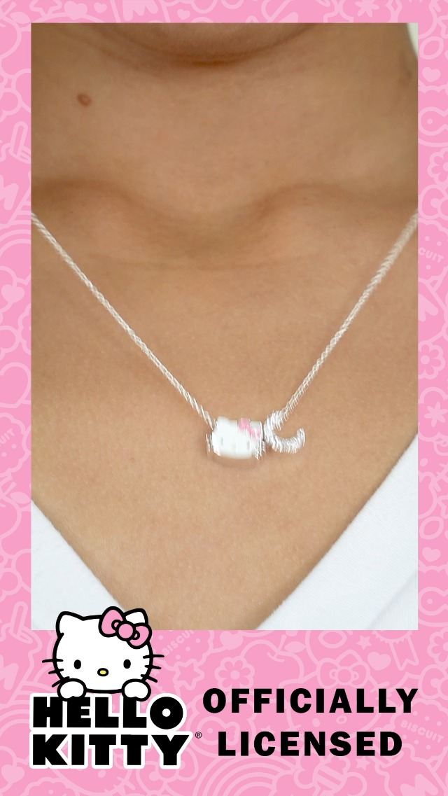 Amazon.com: SALLY ROSE Hello Kitty Necklace for Women with Cubic