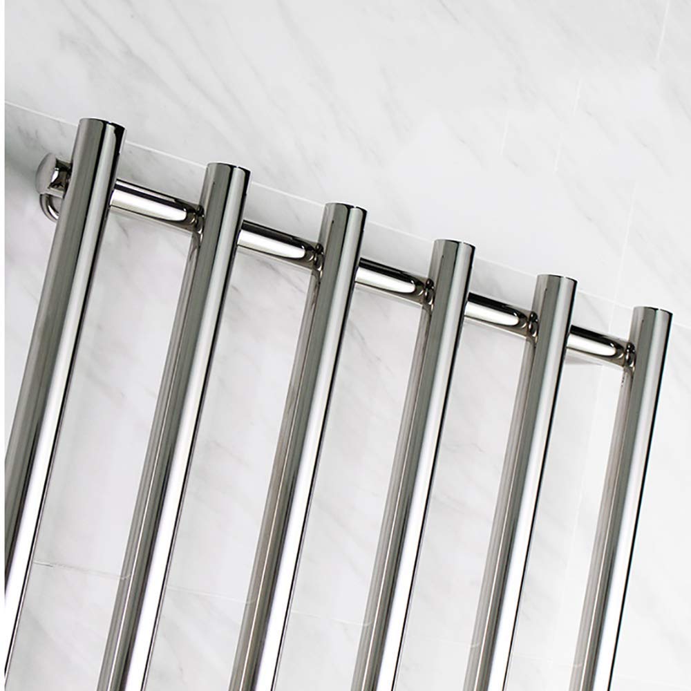 ZQFIDFYR Electric Towel Rack, Wall Mounted Towel Warmer, Energy Efficient 88W Electric Heated Towel Rack for Bathroom, Steel Towel Heater Drying Rack (Hardwire)