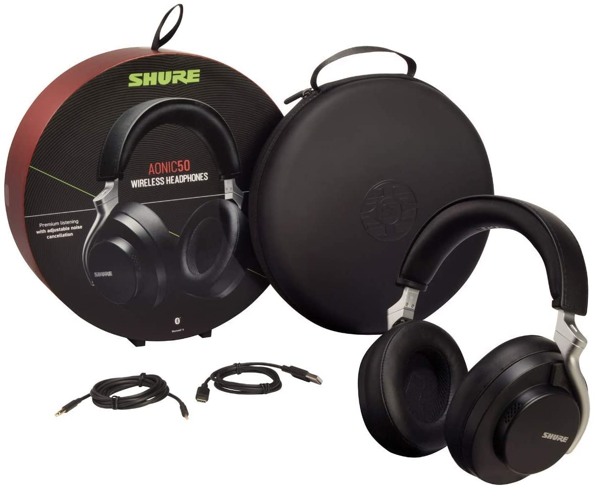 Shure AONIC 50 drahtloser Geräuschstündungskopfhörer, Premium 