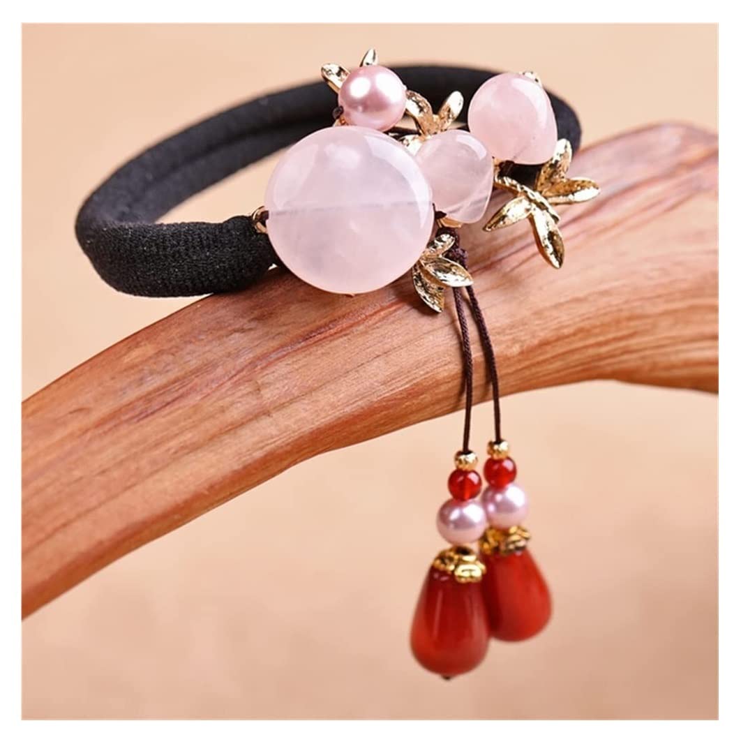 Coleteros Pelo Mujer Gomas Banda De Goma Para Mujer, Cuerda Para La Cabeza, Bola Para El Pelo, Cola Caballo Atada, Tocado Para Medio Atado Scrunchies Accesorios