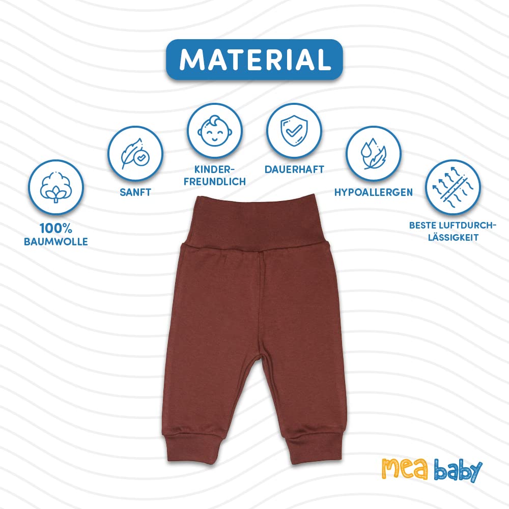Spodnie niemowlęce unisex MEA BABY wykonane w paczce 5 szt./worek, spodnie niemowlęce dla chłopców, spodnie niemowlęce dla dziewczynek, spodnie wsuwane