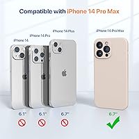 Vista 1331 de Miracase Funda diseñada para iPhone 13 Pro Max con protector de pantalla, [forro de microfibra suave antiarañazos], funda protectora de silicona