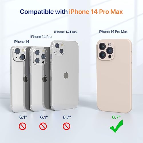 Miniatura 595 de Miracase - Funda diseñada para iPhone 11 con protector de pantalla, funda de goma de silicona líquida, protección total contra caídas y a prueba