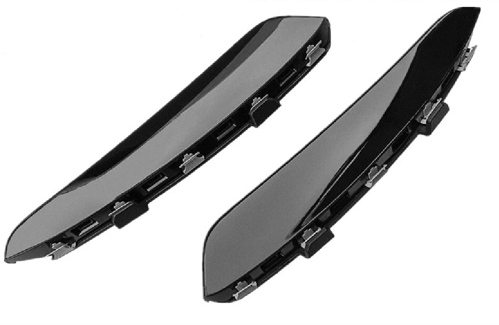 Samochód Przedni Zderzak Tylny Wykończenia Spoiler Naklejki Błotnik Canards Płetwy Dla Mercedesa Dla Benz Klasy A W177 Hatchback A180 A200 A220 A250 A35(For Front)