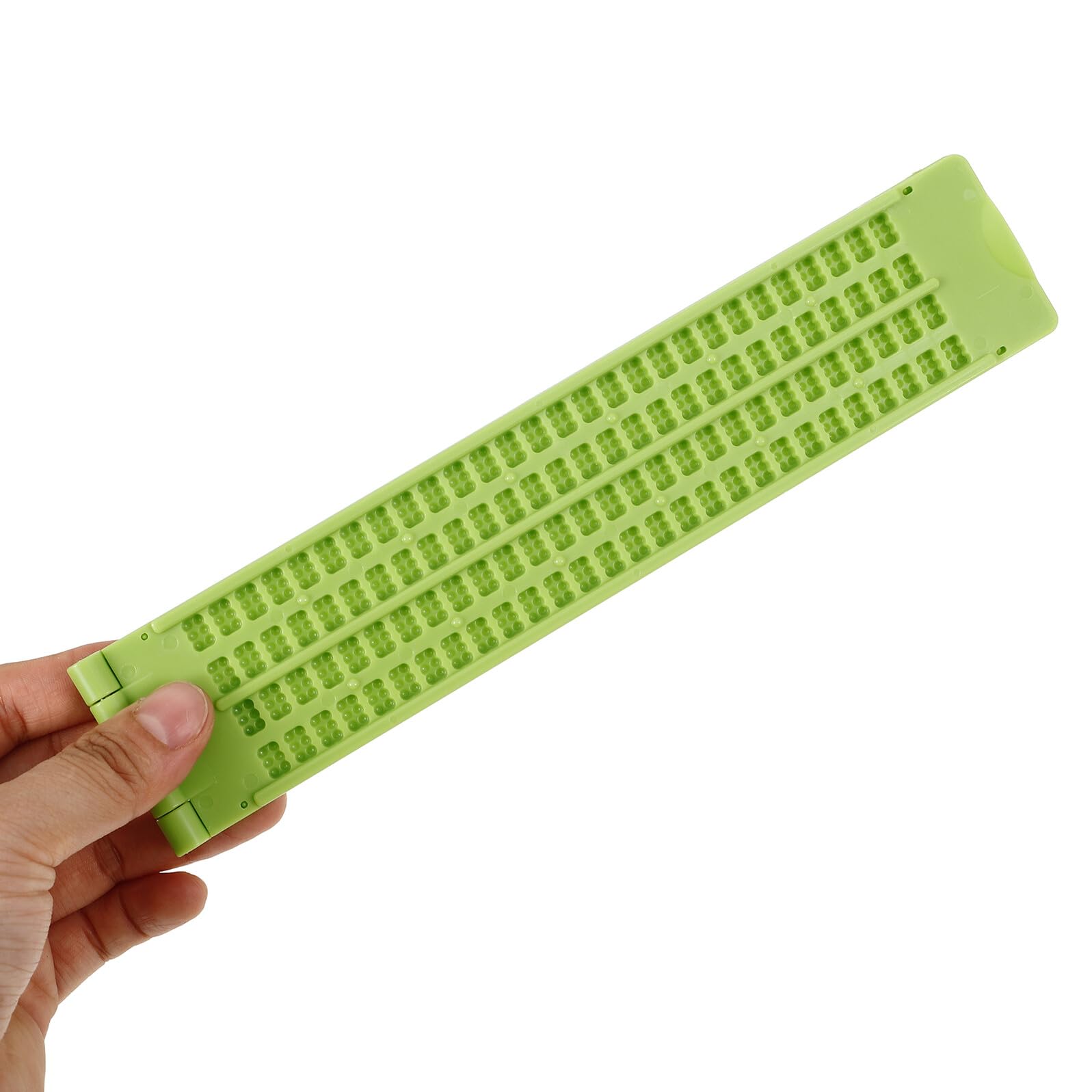 Mikikit Pizarra Braille de Plástico Ligera 4 Líneas 28 Celdas Lápiz y 20 Hojas de Papel para Escribir Braille, Suministros para Personas Ciegas, Adecuado para Aprendizaje y Uso Escolar