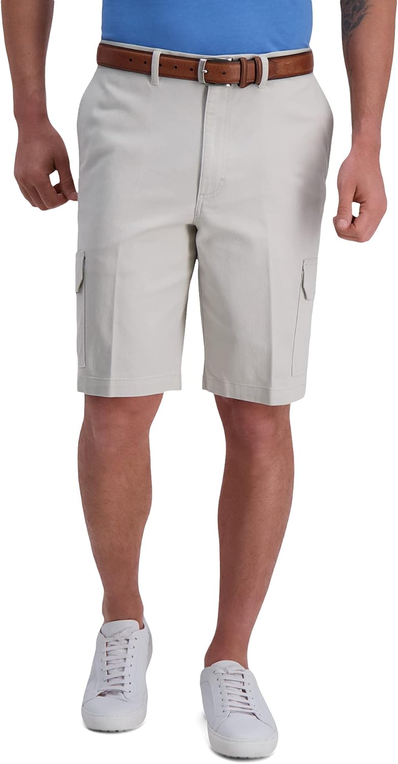 Haggar Men's Stretch Cargo Short (Regular and Big and Tall Sizes)