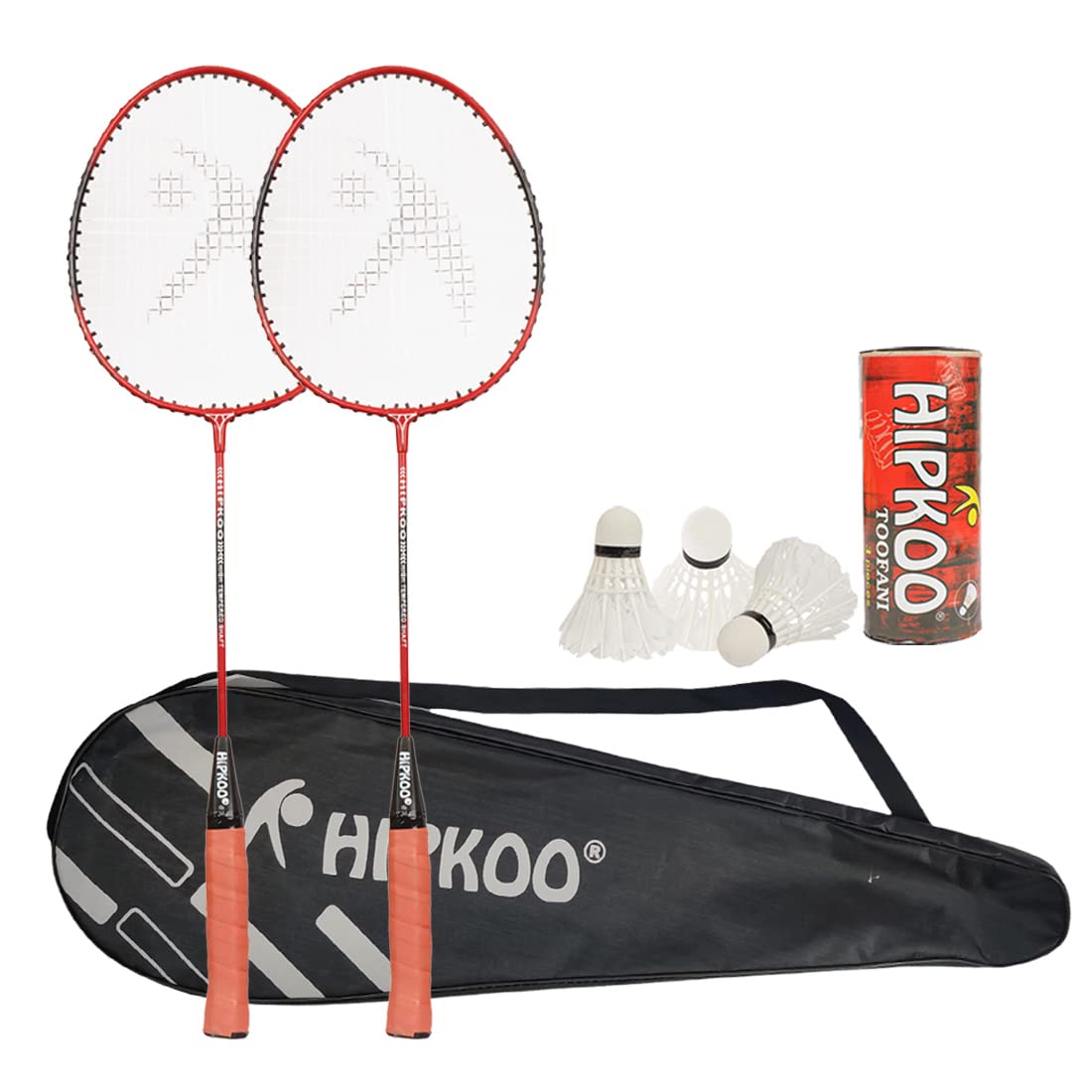 Hipkoo Sports Series Badminton Rackets Set of 2| Wide Body Shuttle Bat with Cover, 3 Shuttles and Net| T-Joint and Fluid Frame-image-32