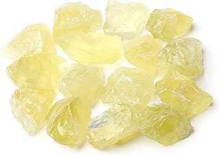 MAIBAOTA Natural Citrine Raw Crystals Bulk Yellow Healing Crystal Stones 1" Raw Rough Gemstones Rocks for Tumbling Polishing Cutting Reiki Witch Quartz Crystals