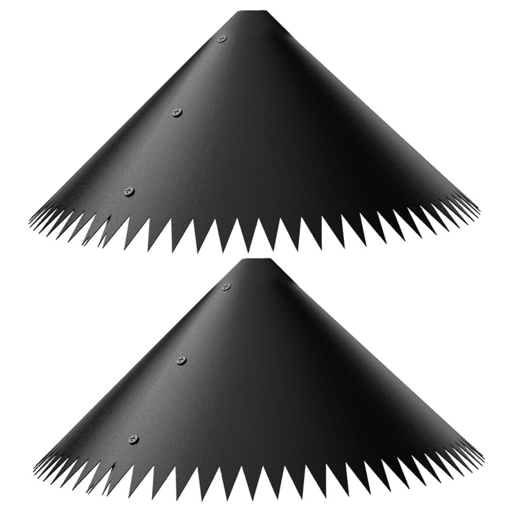 2Pcs Squirrel Baffle for Bird Feeder Pole Hanging Squirrel Proof Protective Portable Bird Feeder Pole Squirrels Proof for Outdoor Garden M