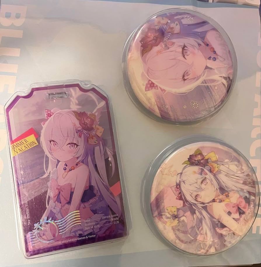 Amazon.co.jp: ブルアカ 水着キャラグッズセット : おもちゃ