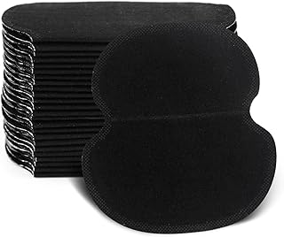 𝐋𝐀𝐑𝐆𝐄 Underarm Sweat Pads for Women and Men Fight Hyperhidrosis [100PCS], CANAGROW Disposable Armpit Sweat Pads Comfortable Unflavored, Non Visible, Extra Adhesive, Sweat Free Armpit Protection, Black