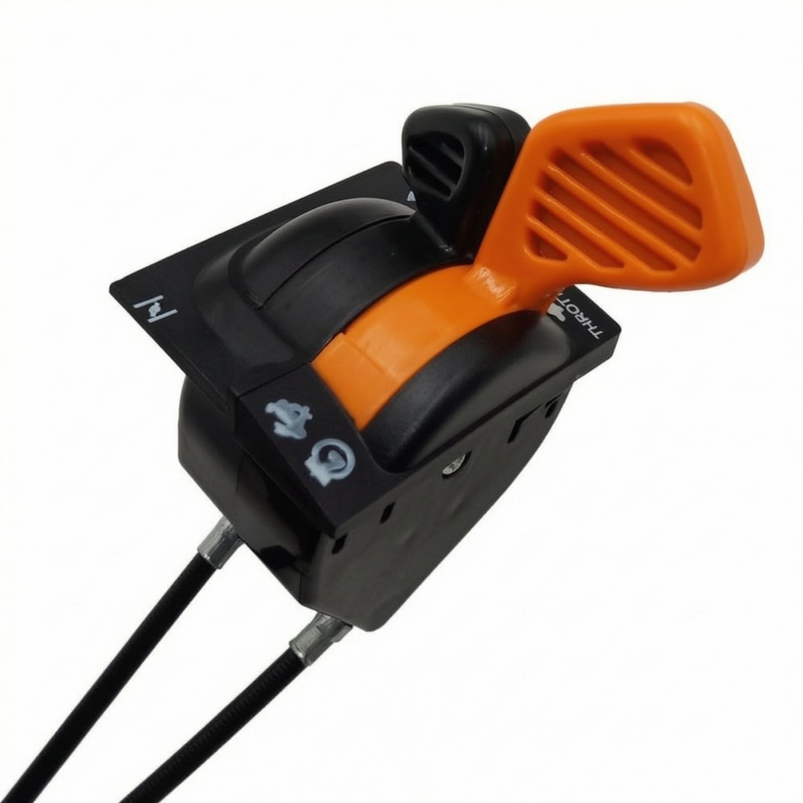 Combinado y Ahogo con Cable Enrollado y Extremo Gancho para Conexión Varillaje Acuado para Cortacésped Césped y Maquinaria Agrícola Pequeña con Carcasa Negra