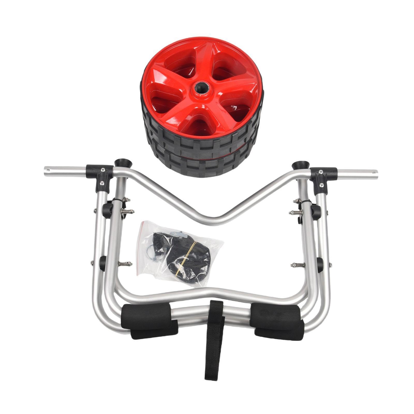 Menolana Foldable Kayak Cart Trailer Universal Accessories Transport Paddleboards Convenient Aluminum Alloy Kayak Carrier