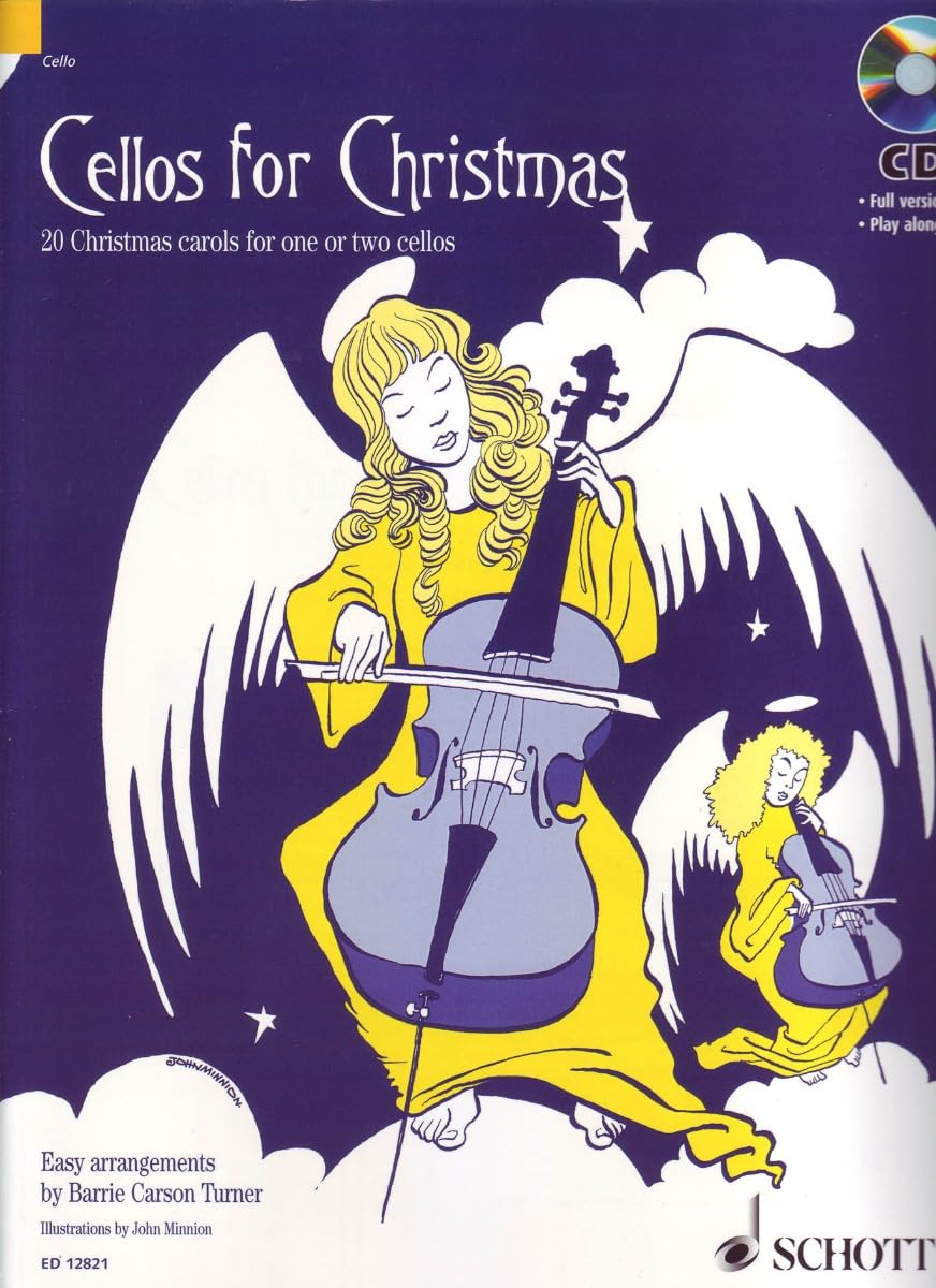 Cellos for Christmas: 20 Weihnachtslieder. 1-2 Violoncelli. Ausgabe mit CD.: Mit Texten