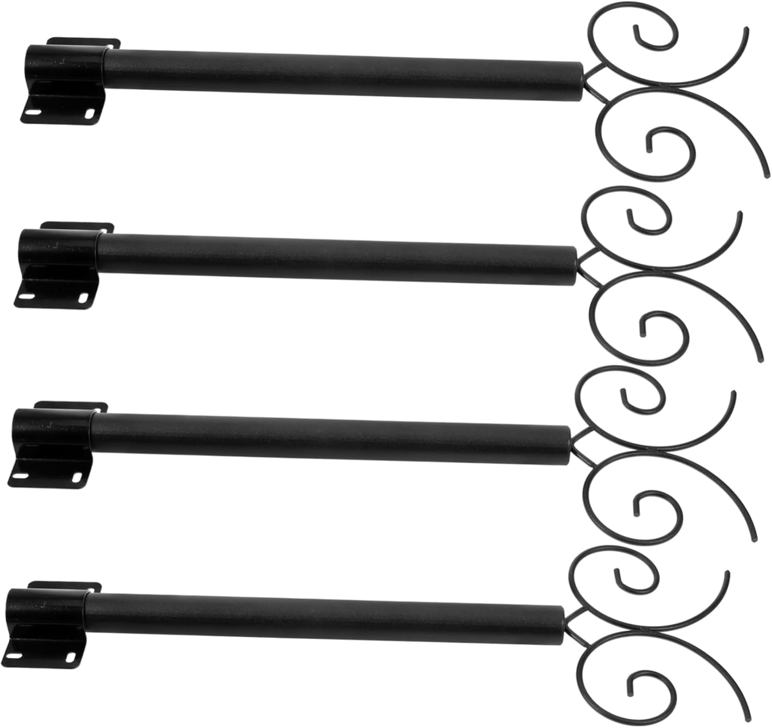 Milisten 1set Outdoor Hanger Pole for Bird Feeders and String Lights Easy Installation Support Rod for Terraces Yards and Fences Convenient for Garden Decor
