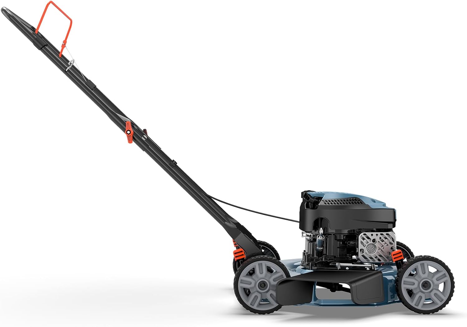 SENIX 144 cc Gas Lawn Mower, 20 inch 4-Cycle Push Mower, Side Discharge, 5 Position Cutting Height Adjustment, Low Noise & Fuel-Efficient for Lawn, Yard and Garden (LSPG-L5)