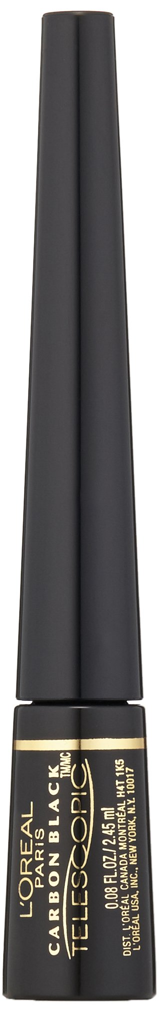 L'Oréal Paris Telescopic Precision Liquid Eyeliner, Carbon Black, 0.08 fl. oz.