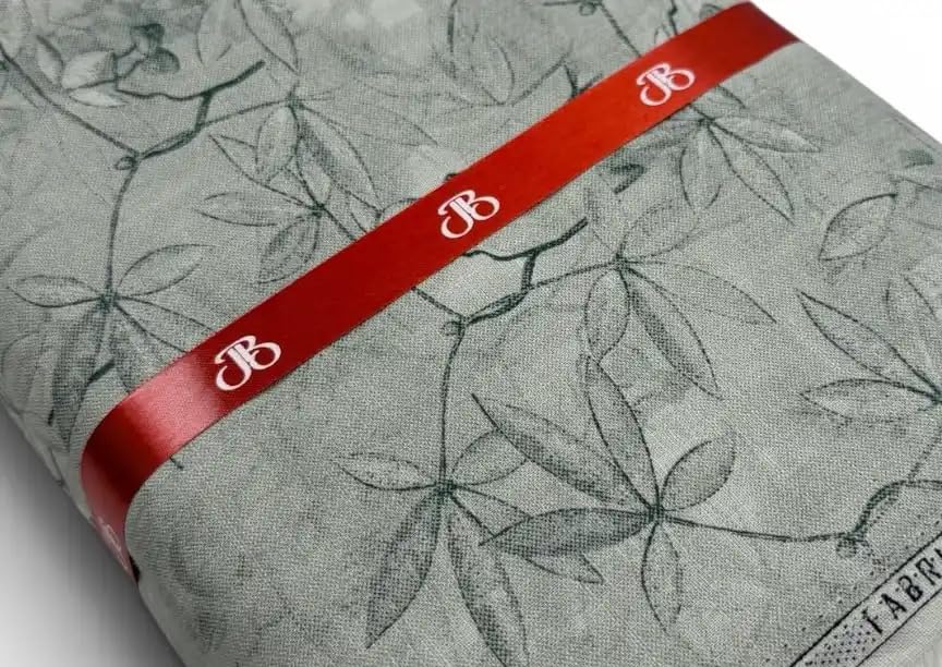 Image of JHABAK'S Unstitched 100% Pure Cotton Shirt Fabric for Men - Shirt Fabric & Kurta Material