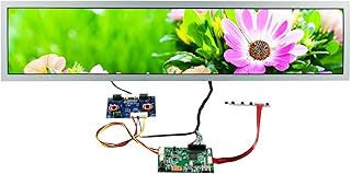 VSDISPLAY 28 inch 1920x360,60HZ DV280FBM-NB2 51pin IPS Long Strip Wide Bar LCD Display and HDMI USB LVDs Controller Board,Support Image 180 degree Rotation