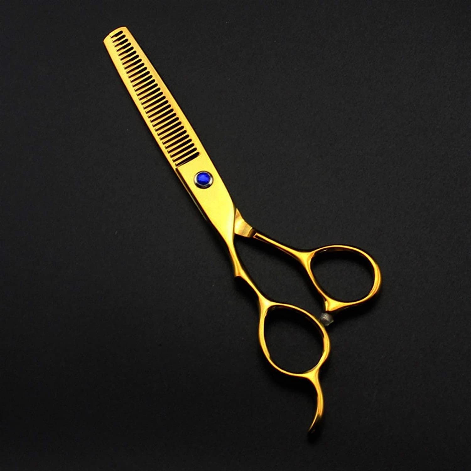 Friseurschere Linkshänder Serie Professionelle Friseurschere Salon Stylist Schere Scharfer und präziser Schnitt für Linkshänder Friseurschere 6,0 Zoll Gold