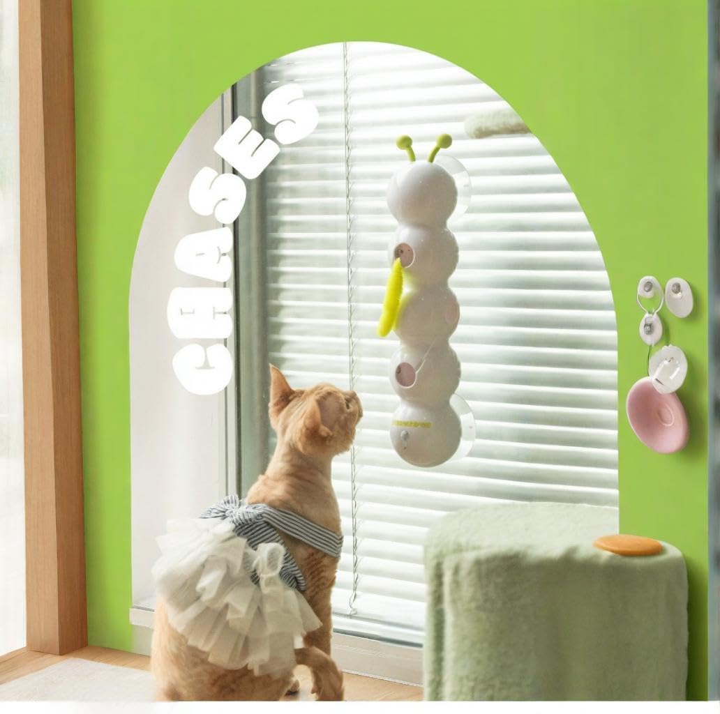 Milageto Jouet pour Chat Taquin, Jouet Interactif, Taquin Électrique Automatique, Jouet de Chasse Stimulant pour Les Chats de Taille Moyenne