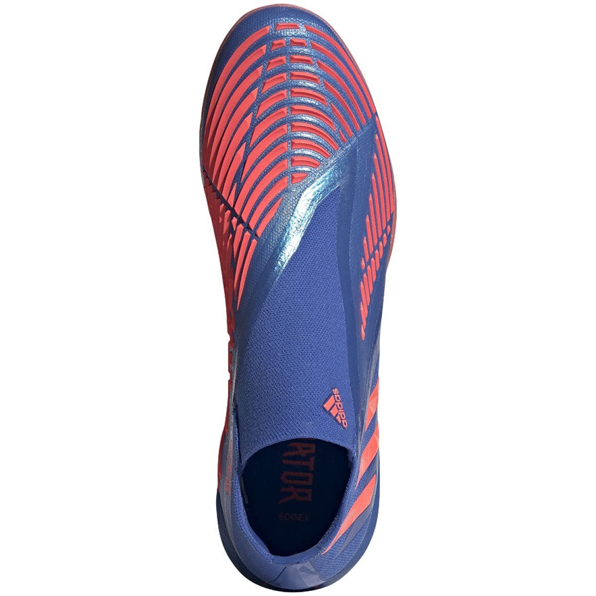 adidas Predator Edge.1 in Soccer Shoes, 10, HI-RES Blue/Turbo/HI-RES Blue