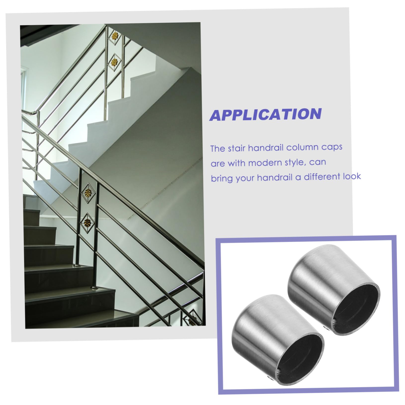 Uonlytech Lot De 2 Embouts Décoratifs En Forme De Boule En