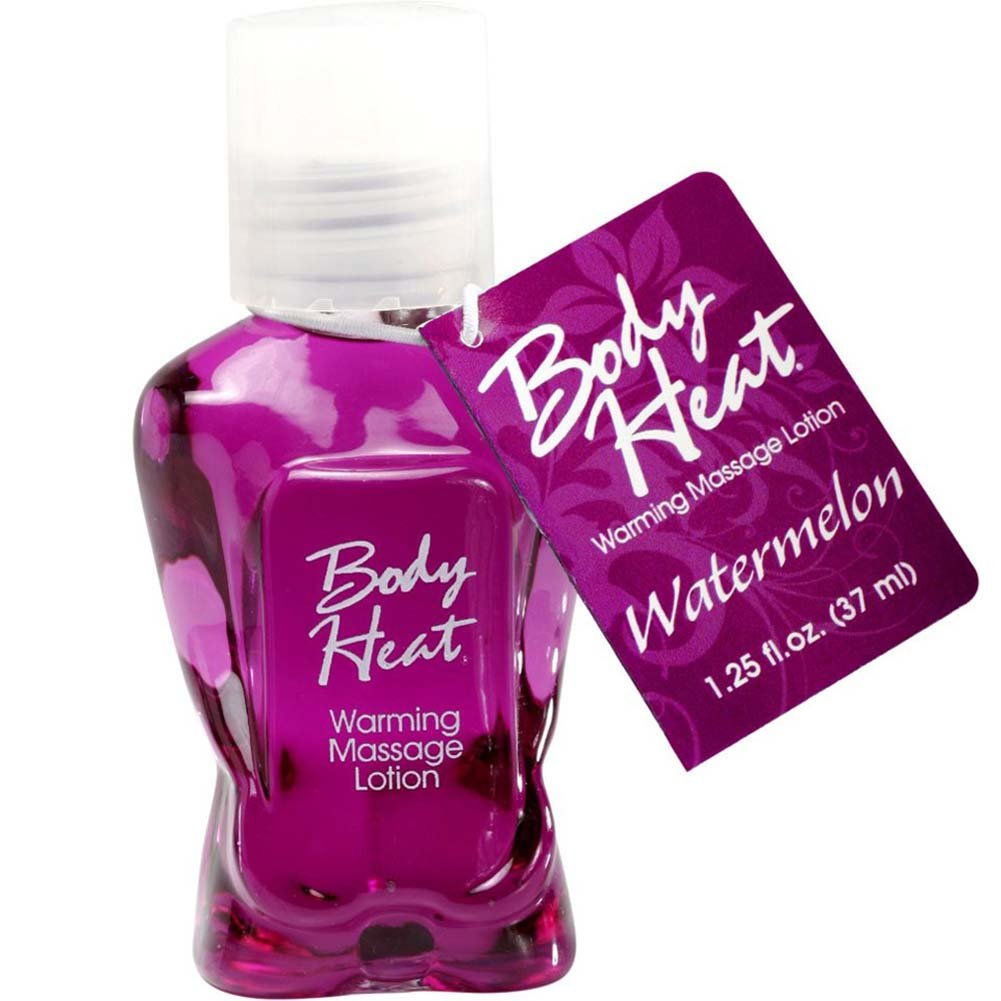 Body Heat Edible Warming Massage Lotion, Watermelon, 1.25 Ounce