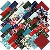 Moda Be Jolly Charm Pack, Set of 42 5-inch (12.7cm) Precut Cotton Fabric Squares