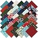 Moda Be Jolly Charm Pack, Set of 42 5-inch (12.7cm) Precut Cotton Fabric Squares