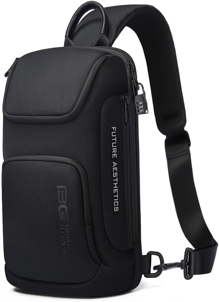 Sling Bag, Waterproof Men's Chest Bag Shoulder bags Crossbody Sling Backpack for Men……