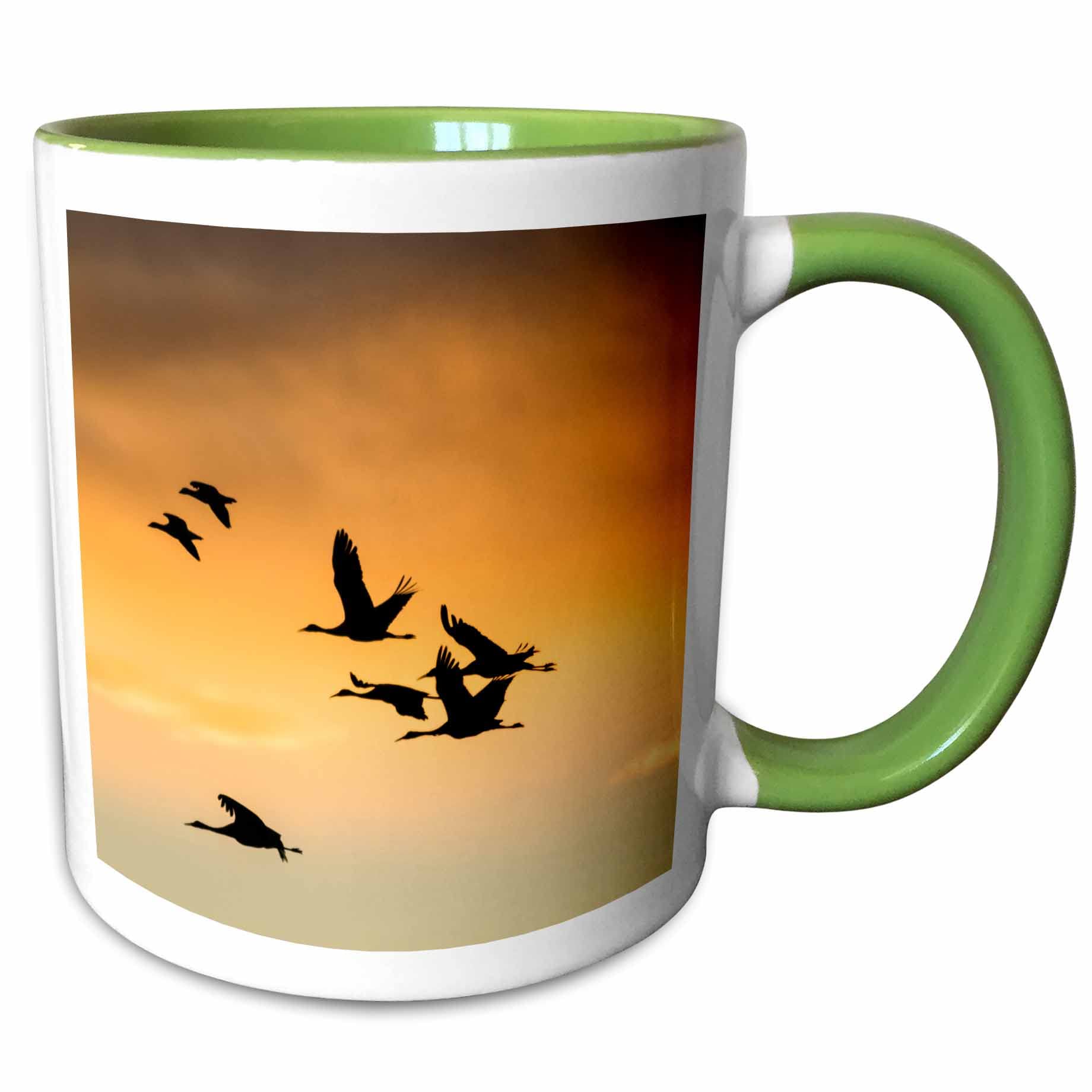 3dRoseCranes and geese flying, Bosque del Apache National Wildlife Refuge - Mugs (mug_251263_7)