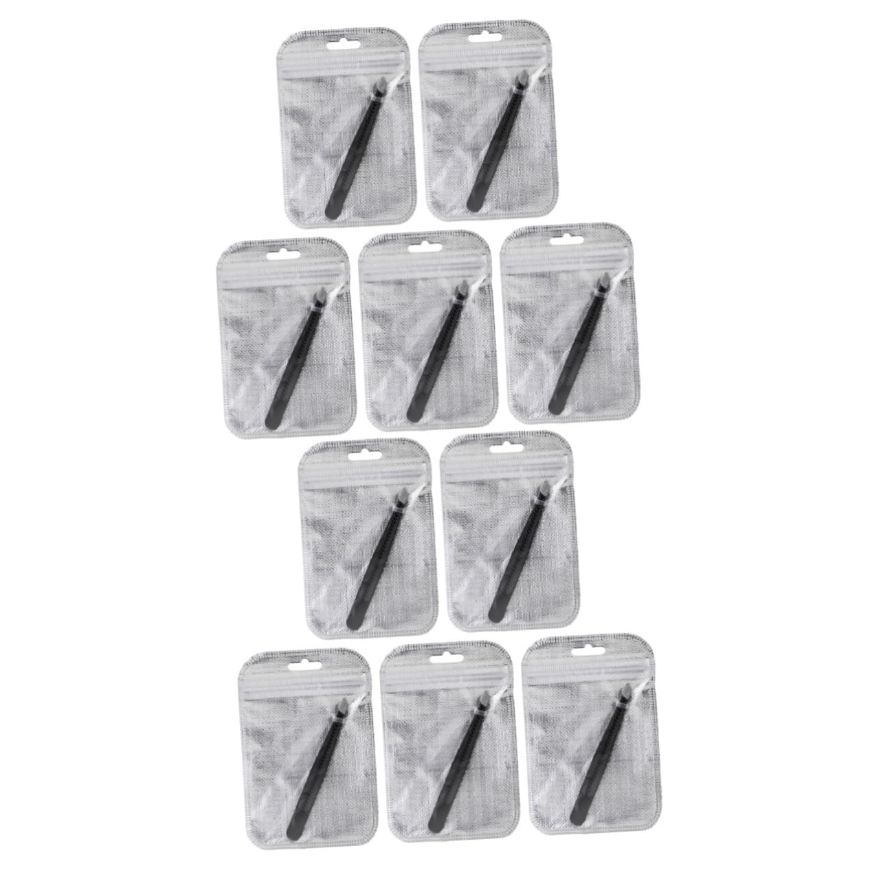 VICASKY 10 Pcs Brow Set Eyebrow Clips Eyebrow Tweezers Perfect for Home or Travel
